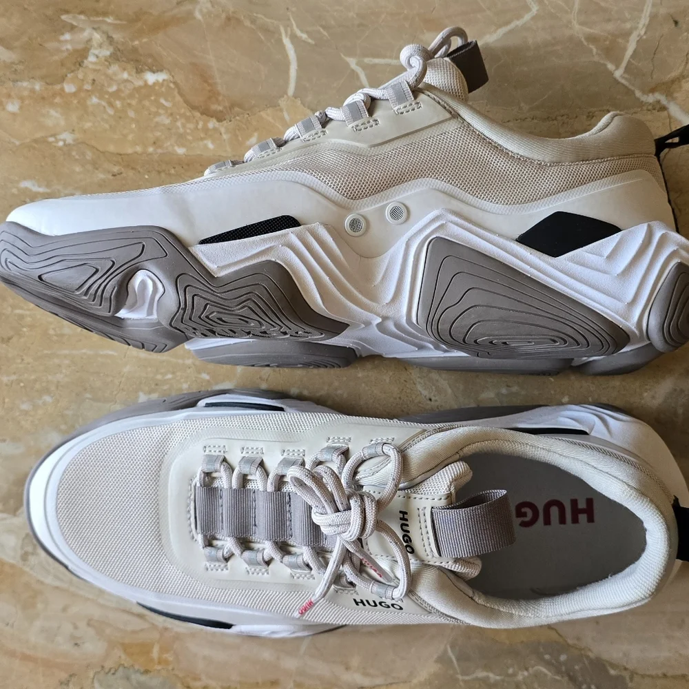 HUGO Men's Quake Runn Sneakers, Sz 9 - Picture 11 of 13